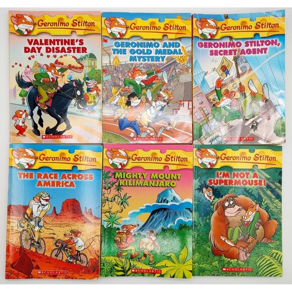 Geronimo Stilton Children's Chapter Paperback Books Lot of 13 - Picture 2 of 7